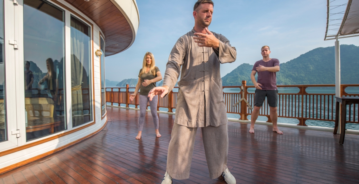 Tai Chi on cruise