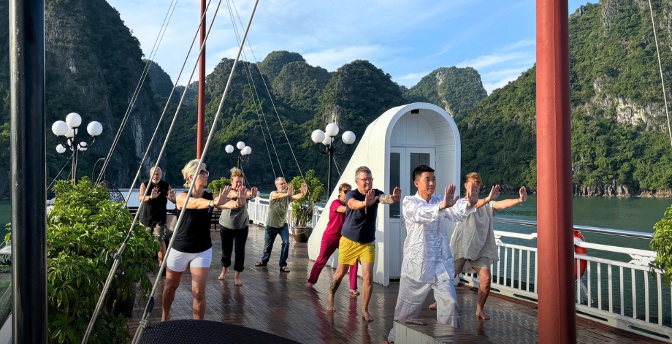 Tai Chi on cruise